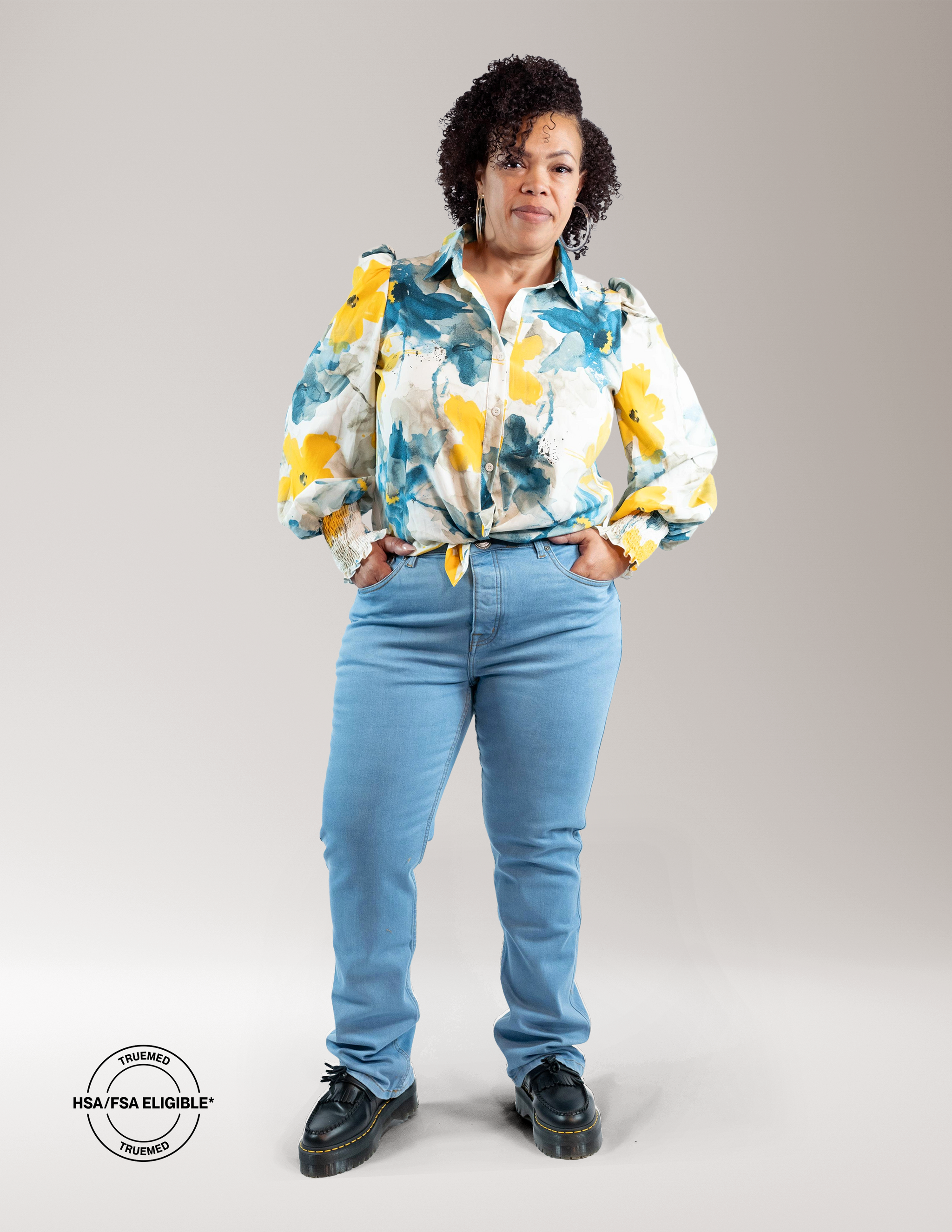 One-Handed Dressing Jeans for Women | LS Adaptive