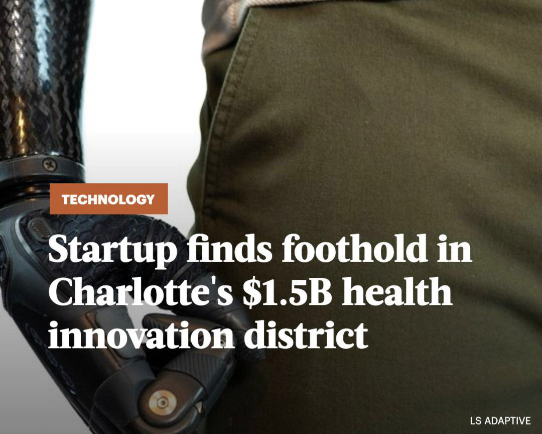 LS Adaptive is proud to be featured in the Charlotte Business Journal marking a major win for the intersection of Health, Science, and Retail